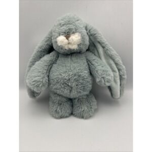 Bukowski Bunny Plush Rabbit Blue Gray Long Ears Stuffed Animal Soft Sweden Lovey